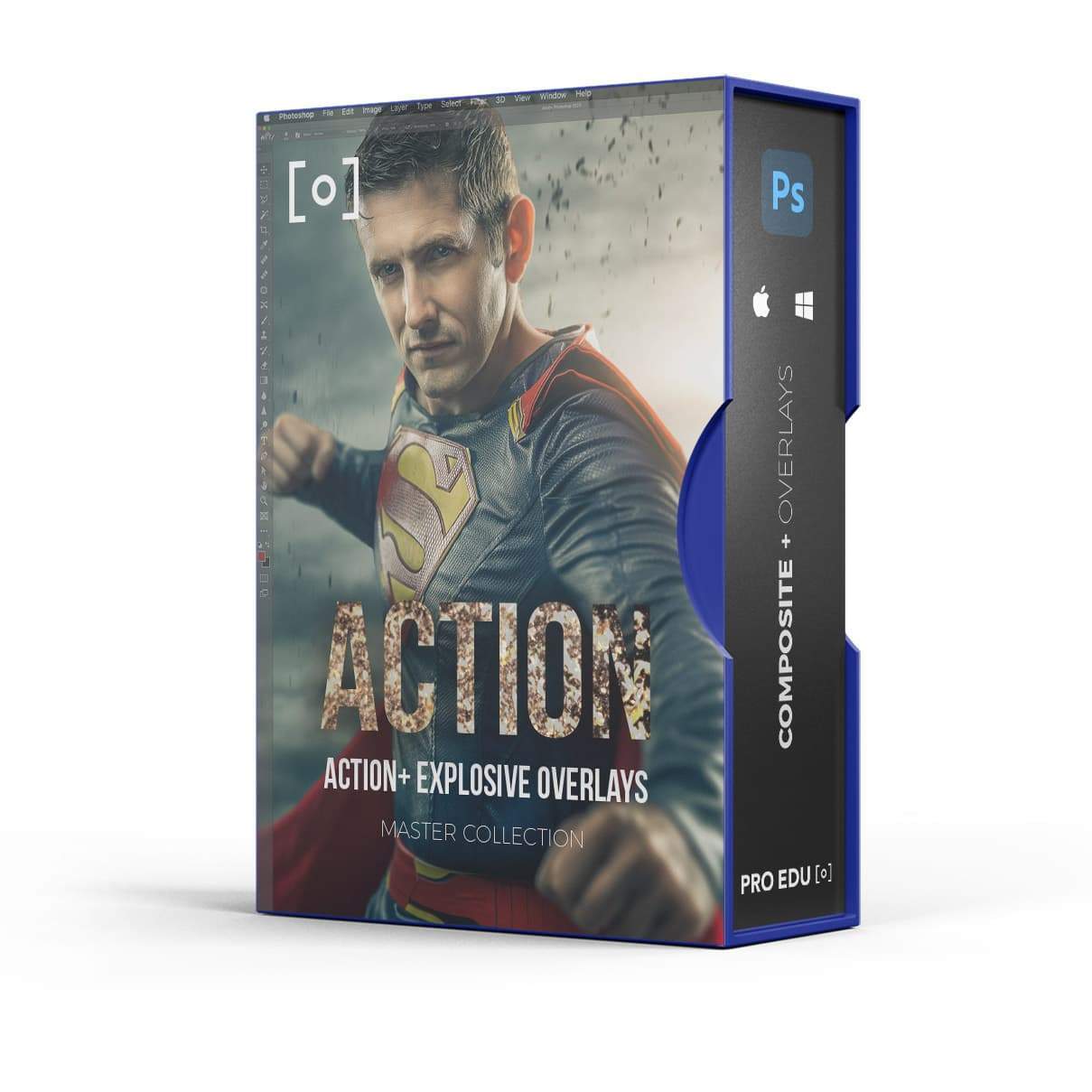 Action & Explosive Debris Photoshop Overlays - PRO EDU PRO EDU PRO EDU