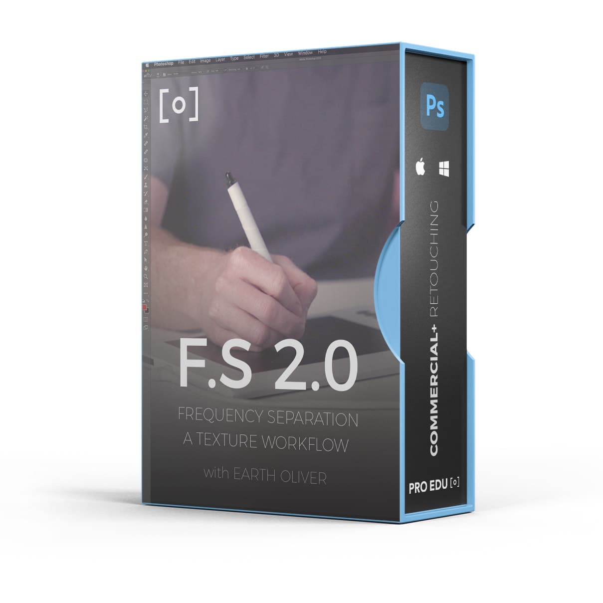Advanced Texture Retouching Frequency Separation 2.0 - PRO EDU Earth Oliver PRO EDU